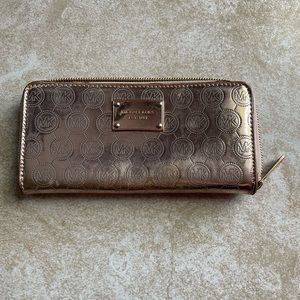 Gold Michael Kors Wallet